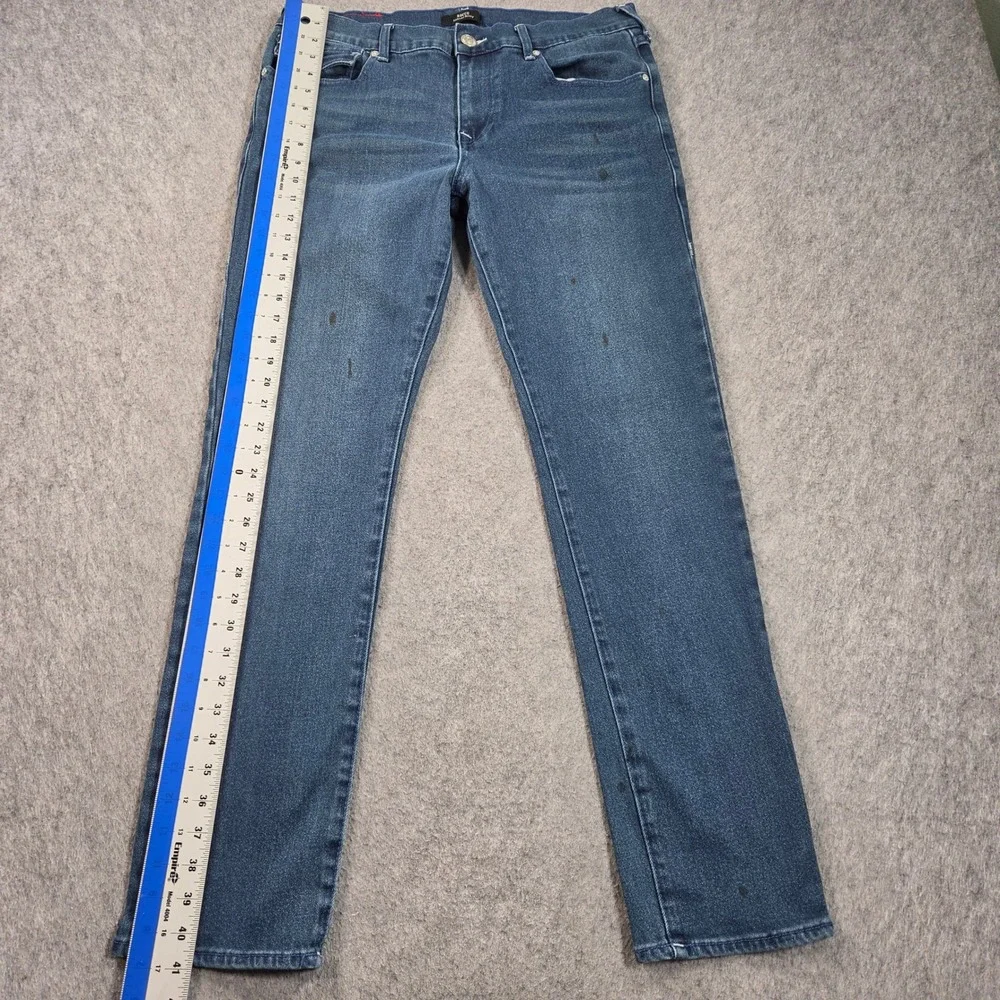 True Religion Rocco Jeans Mens 34 Relaxed Skinny Denim Flap Pocket 52549-00